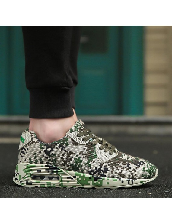 Fashion Camouflage Lovers Shoes Unisex Casual Shoes Breathable Sports Shoes