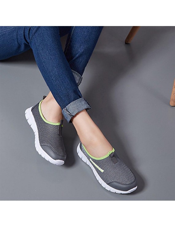 Casual Couple Lover Shoes Lightweight Slip-on Loafers Flat Sole Running Shoes