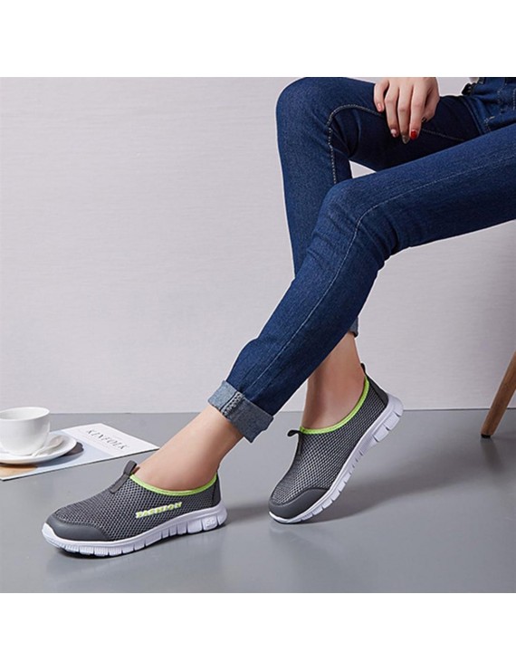 Casual Couple Lover Shoes Lightweight Slip-on Loafers Flat Sole Running Shoes