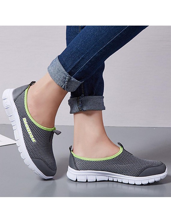 Casual Couple Lover Shoes Lightweight Slip-on Loafers Flat Sole Running Shoes