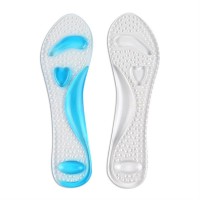 GEL heart-shaped 7-minute mat half-yard invisible massage arch anti-slip mat shock absorption and compression insoles transparent