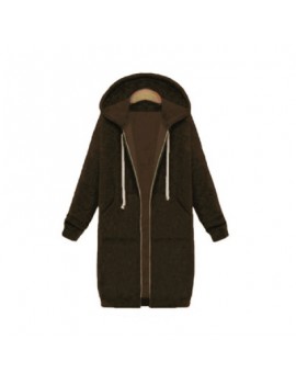 Women Plus Size Warm Hoodie Casual Loose Sweatshirt Coat Velvet Fashion Outwear