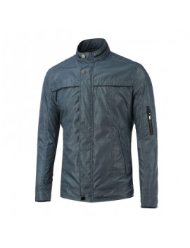 Small Plaid Zipper Embellished Sleeve Stand Collar Jacket